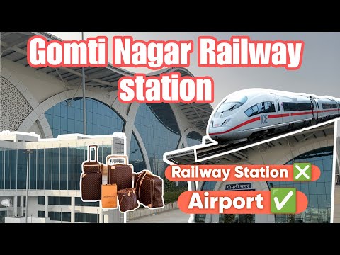 Gomti Nagar Railway Station New Look | Airport Like Experience |Cleanest Railway Station | Facility 