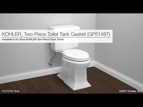 Kohler Two-Piece Toilet Tank Installation