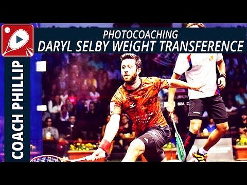 Squash Tips: PhotoCoaching - Daryl Selby: Weight Transference, Head Balance and Racket Positioning