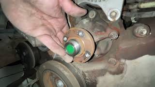 How to replace water pump on 2003 Ford F-150 4.6L Engine