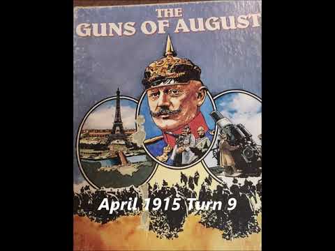 Avalon Hill: Guns of August,  April 1915 Turn 9