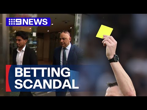 Star footballer admits he was betting scam ringleader | 9 News Australia
