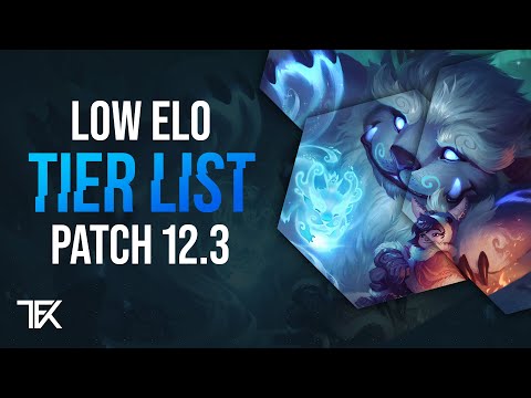 Low Elo Tier List | Patch 12.3 | german | TFK