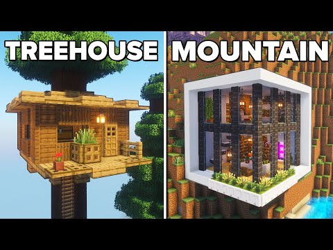Minecraft: 3 NEW Simple Starter Bases!