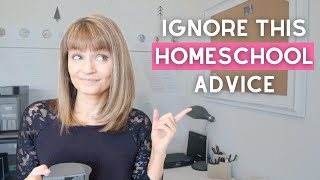 Unpopular opinion: this homeschool advice doesn't work