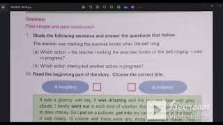 Grade 9 English Unit 6 Lesson 3 Ex  1, 2a