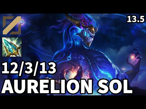 Aurelion Sol Mid vs Leblanc - KR Master  | Patch 13.5