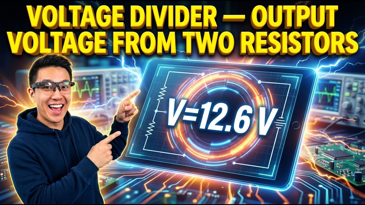 Voltage Divider Calculator — Output Voltage from Two Resistors