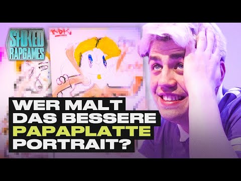 Who paints the better portrait of Papaplatte? I RAPGAMES with KWAM.E, Tom Hengst, Lugatti & 9ine