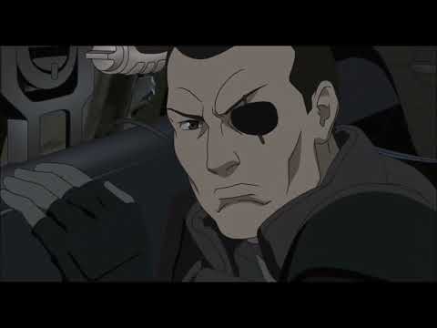 Ghost in the Shell Stand Alone Complex 2nd Gig - Helicopter scene [HD]