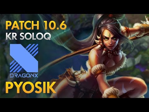 DragonX Pyosik - Jungle: Nidalee vs Graves - KDA 17/1/10
