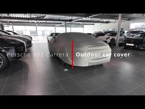 Tailor made outdoor car cover Porsche 911 (992) 2019-present with mirrorpockets