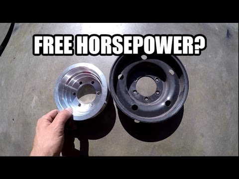 DODGE VIPER - How to install an UNDERDRIVE PULLEY