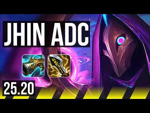 JHIN & Mel vs APHELIOS & Senna (ADC) | 65% winrate, Legendary | KR Master | 25.20