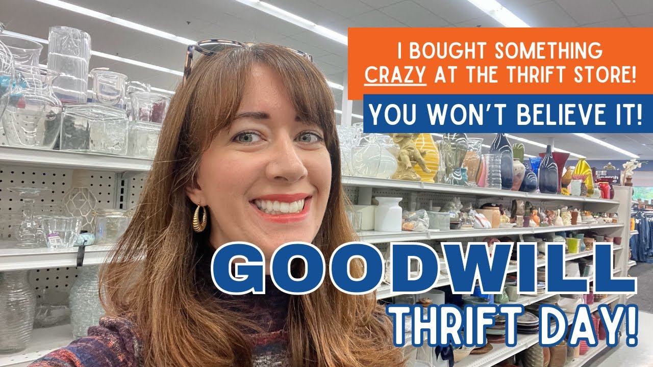 I Thrifted Something CRAZY!! | Thrift with Me at Goodwill | Vintage Decor