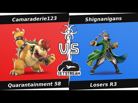Quarantainment 58 Losers R3 - Camaraderie123 (Bowser) Vs Shignanigans (Robin) - SSBU