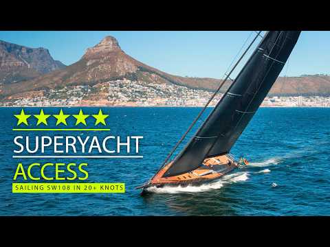 Full Superyacht Experience – we sail stunning new Southern Wind 108 from Cape Town