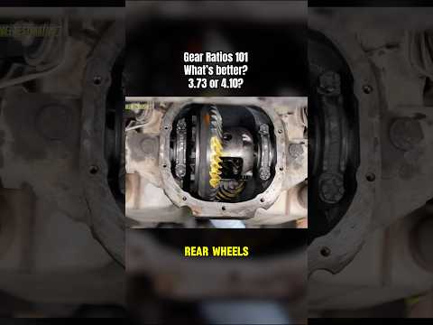 Gear Ratio 101: What’s better? 3.73 or 4.10? #latemodelresto #shorts