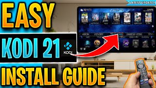 🔴NEW KODI 21 Omega Easy Install Guide Firestick / Android TV