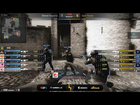 [ES] Gale Force vs Denial eSports | ESL New York NA Open Qualifiers | BO1 | Cobblestone