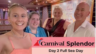 Carnival Splendor Full Day at Sea. Great if you like Trivia.
