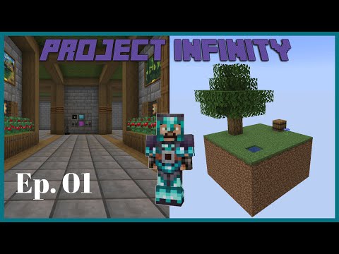 Project Infinity Ep01 - The Most Technical Modded Skyblock of 2025