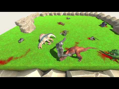 animal revolt battle simulator dinosaur fight godzilla t rex attack mutant primates #69