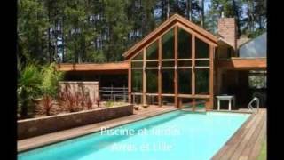 preview picture of video 'Mérignies Construction, entretien de piscines - Piscine et Jardin - Spa Sauna - Nord 59'