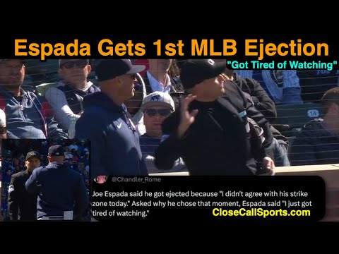 E28 - Joe Espada Ejected Because He "Got Tired of Watching" 3 Outs Before Loss w Ump Jansen Visconti