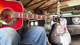 Video thumbnail for 2021 Epiphone Dove Studio vs. 2022 Gibson Dove Original:  is it worth the money? by Guitars and Gears