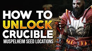 God of War Ragnarok - How To Get To Muspelheim & Unlock The Crucible - All Muspelheim Seed Locations