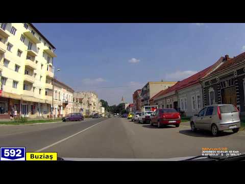 DJ 592:  Timişoara - Buziaş - Lugoj  (Timelapse 3.5x)