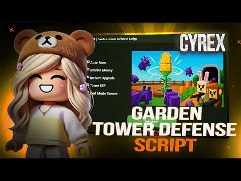 Garden Tower Defense Script – Auto Wave Clear, Farm Boost & Unlocks