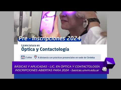 Docentes y estudiantes de óptica permitieron que un paciente recupere la visión