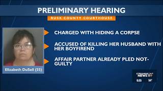 Preliminary hearing today for Rusk County woman accused of killing husband