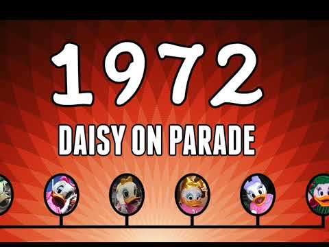 The evolution of Daisy Duck costumes from Disney theme parks episode 7