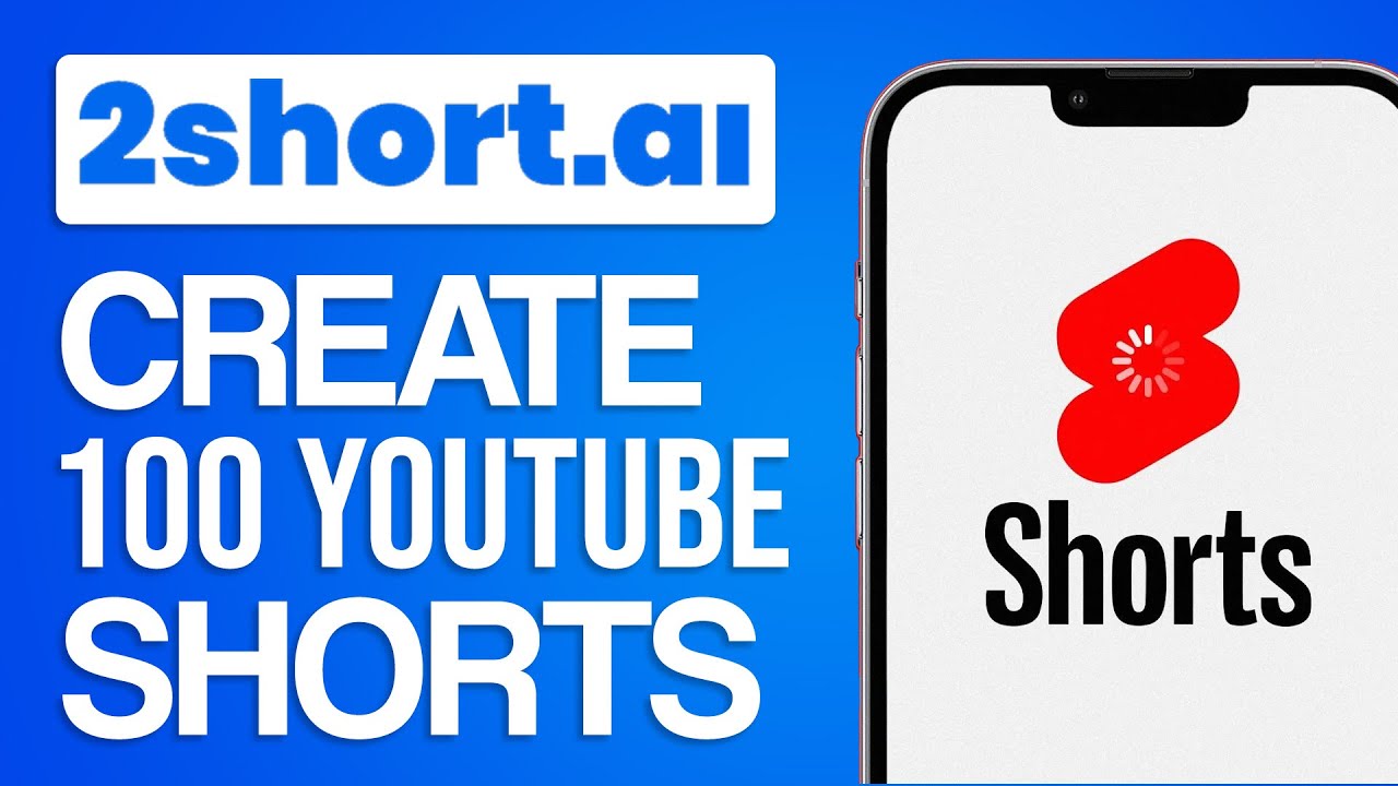CREATE 100 YOUTUBE SHORTS WITH 2SHORT.AI