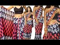 How To Drape Ultra Low Waist Saree For Beginners By Sneha Beauty Saree Draping Saree Collection