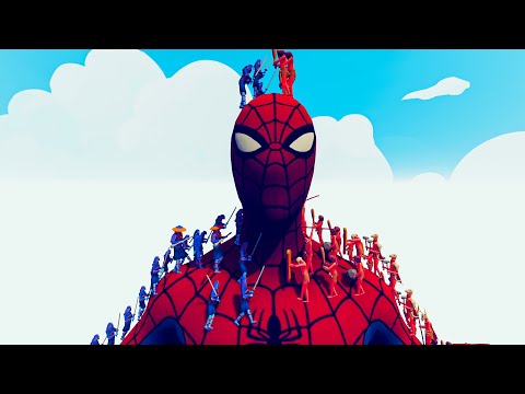 SPIDER MAN ARENA + 100x SAMURAI VS 100x UNIT | TABS Totally Accurate Battle Simulator