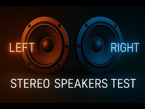 #stereo #speaker : Left and Right Stereo Speaker Sound Test (Bass & Treble Edition)