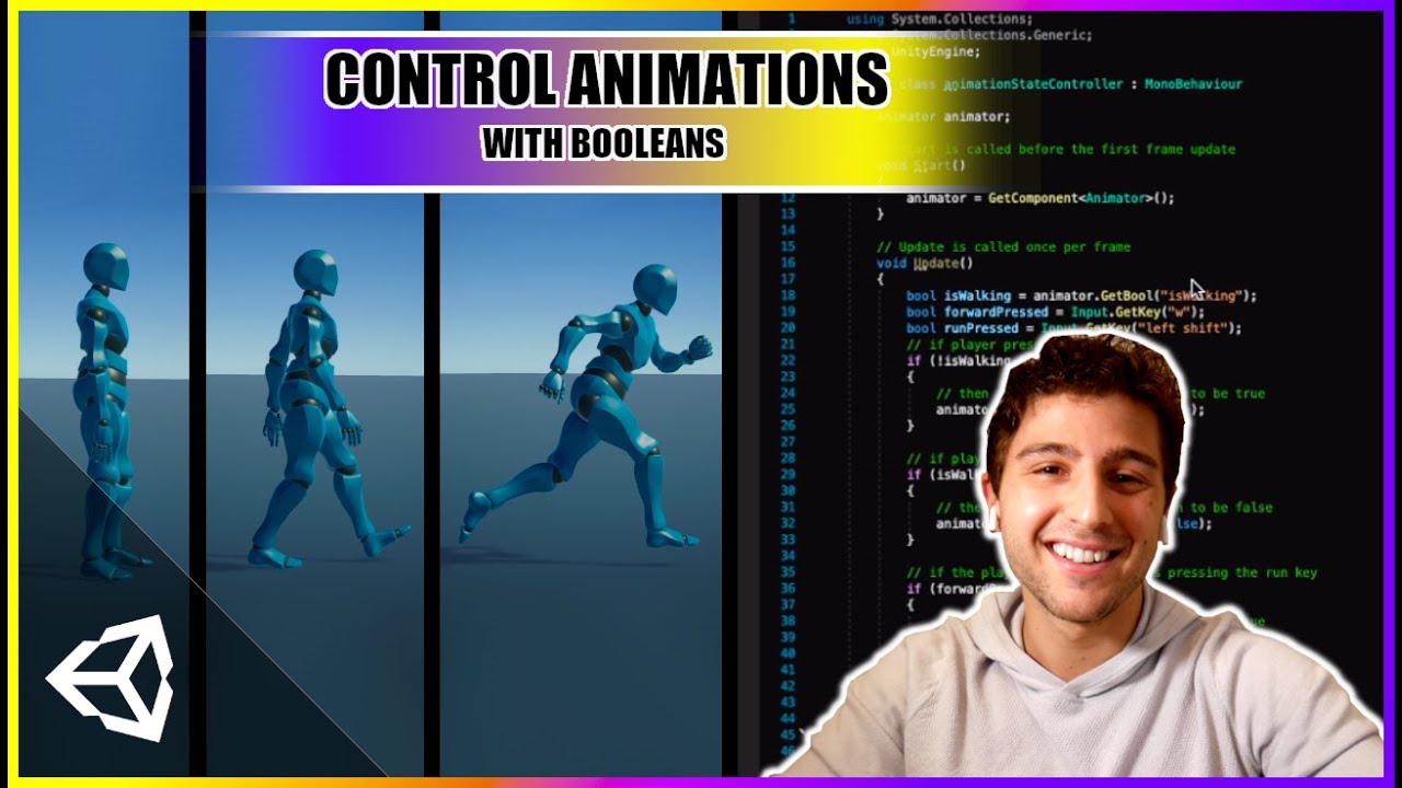 How to Animate Characters in Unity 3D | Animation Transitions With Booleans