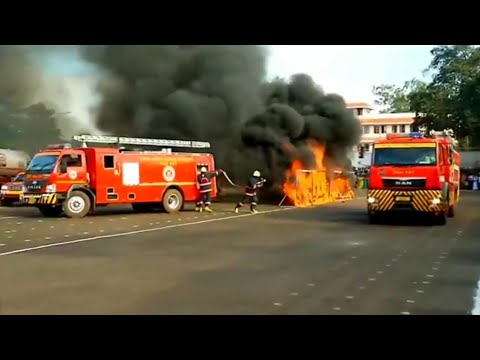 Omg!! instant action by fire forces | Kerala fire department quick Response | Fire Fighter