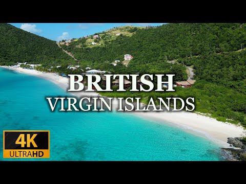 BRITISH VIRGIN ISLANDS 4K: RELAXING MUSIC & STUNNING SCENERY