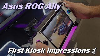 Asus Ally: First Kiosk Impressions