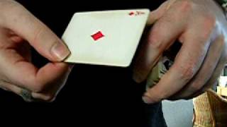 Card Magic - Diagonal Push-in Change + Change back.