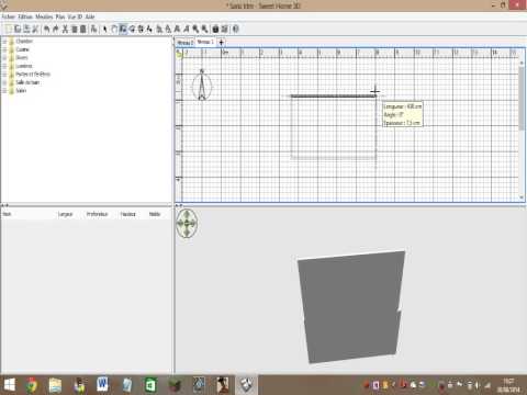 comment construire un etage sur sweet home 3d