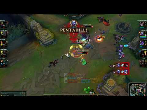 My best friend AngelOfEvil penta with Tristana