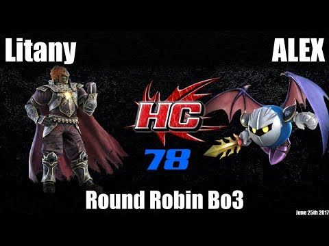 HC78 Smash4 - RR Bo3: HC|Litany (Ganondorf) vs ALEX (Meta Knight)