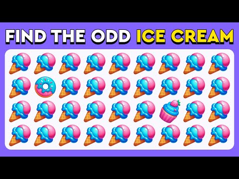 Find the ODD One Out - Sweets Edition 🍰🍨🍭 | Easy, Medium, Hard Levels Quiz