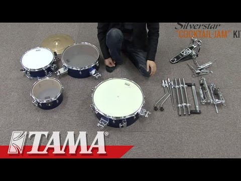 Tama Silverstar Cocktail Jam Kit - Black Sparkle image 11